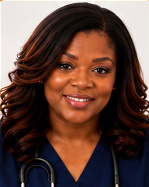 Portrait of Nurse Ade, BSN, RN.